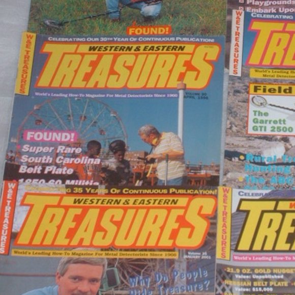 Lot of 6 Western & Eastern Treasures magazines - metal detecting, bottle hunting - Picture 4 of 7